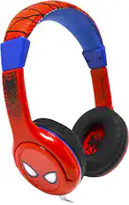 Angle. eKids - Ultimate Spider-Man Wired On-Ear Headphones - White/Red/Blue/Black.