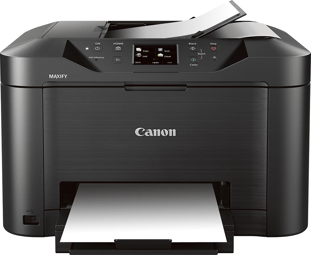 Front. Canon - MAXIFY MB5020 Wireless All-In-One Printer - Black.