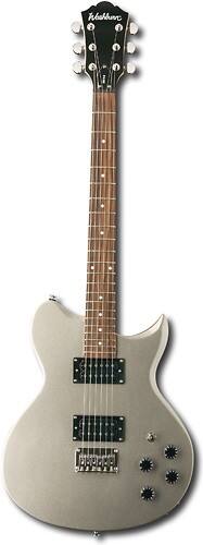 Front Standard. Washburn - Idol Series 6-String Full-Size Electric Guitar - Metallic Grey.