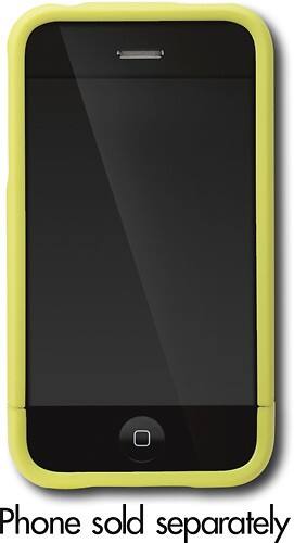 Front Standard. Incase - Slider Case for Apple® iPhone® 3G and 3GS - Fluorescent Yellow.