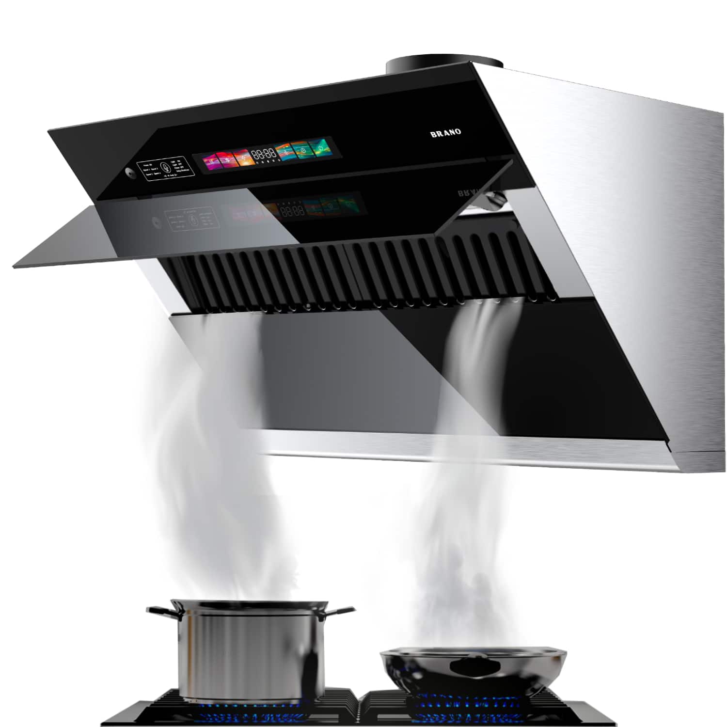 Brano - 36 inches - Convertible - Under cabinet Range Hood - Black