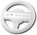 Angle Standard. dreamGEAR - Wii Micro Steering Wheel - White.