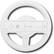 Alt View Standard 1. dreamGEAR - Wii Micro Steering Wheel - White.