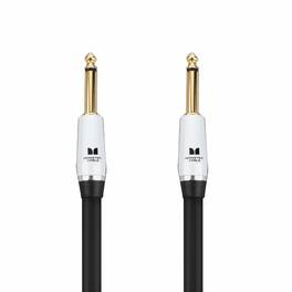 Monster - Prolink Studio Pro 2000 Guitar Cable 12 ft Straight to Straight with 95% Copper Shield and Gold-Plated TS Contacts - Black
