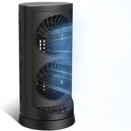 Loheer - Personal Tower Cooling Fan Small Desk Fan with 3 Speeds 110 Degree Oscillation Quiet Bedside Floor Fan
