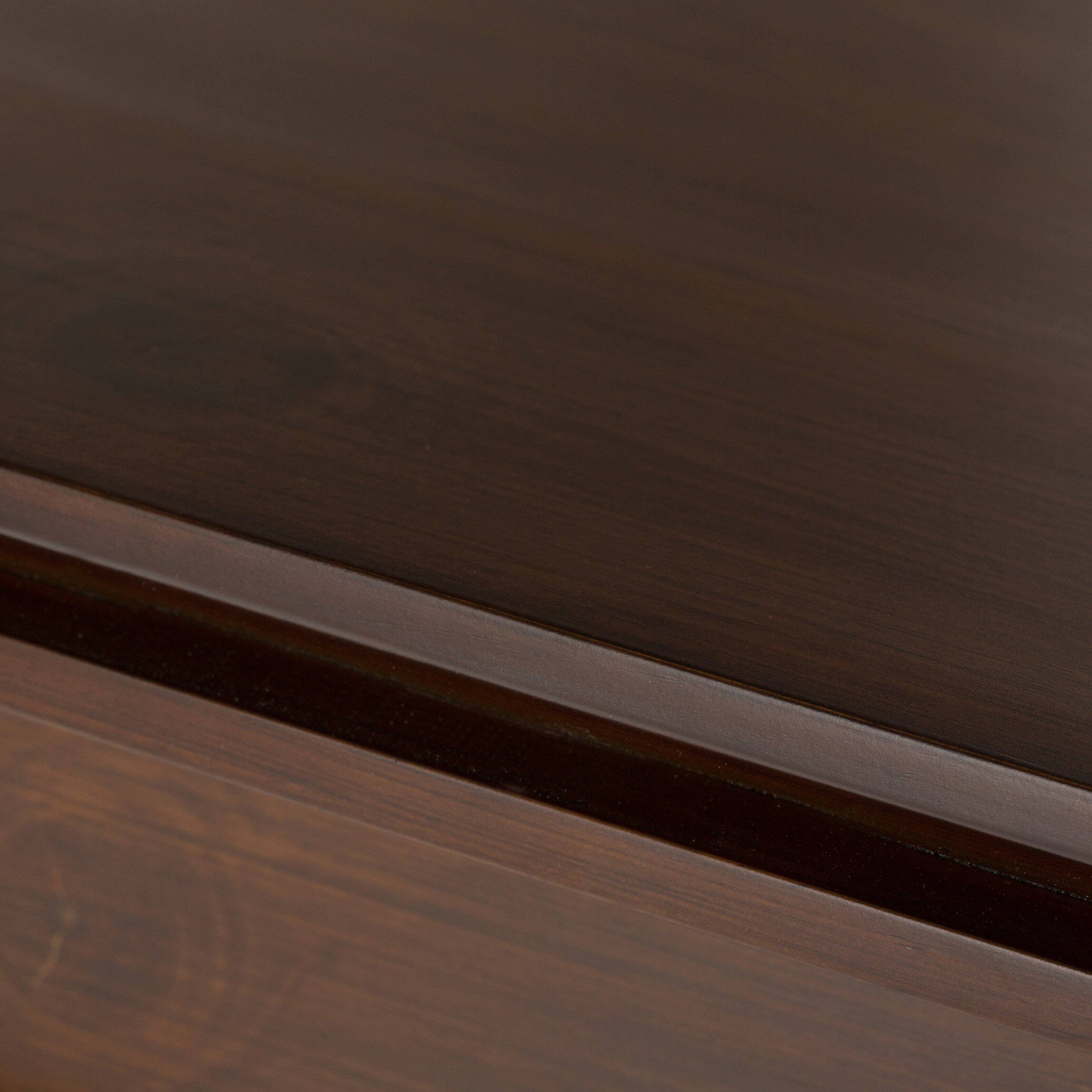 Alt View 13. Simpli Home - Artisan 8 Cube Storage Sofa Table - Russet Brown.