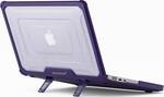 Angle. SaharaCase - Raider ProArmor Case for Apple MacBook Pro 14" (M1, M2, M3, M4, M4 Pro, M4 Max, M5, M5 Pro and M5 Max Chip) Laptops - Purple Orchid.