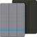 Front. Belkin - Reversible Striped Cover for Apple® iPad® Air 2 - Black/Gray.