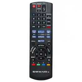 ALLIMITY - Replacement Remote Control N2QAYB000575, Fit for Panasonic Blu-Ray Player DMP-BD75 DMP-BD755 - Black