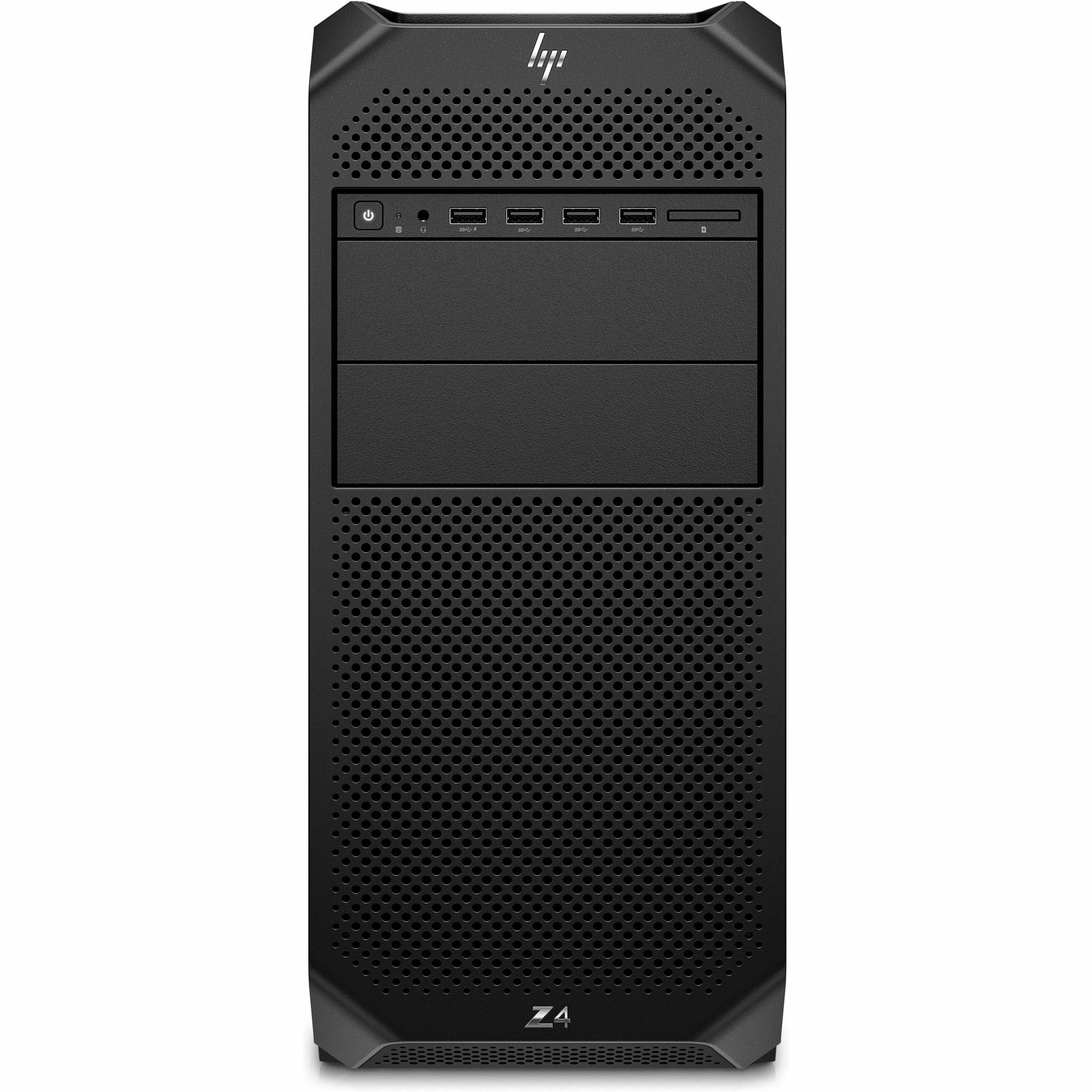 Alt View 2. HP - HP Z4 G5 Workstation - 1 Xeon w3-2535 - 32 GB - 1 TB SSD - Tower - Black - Smart Buy - Intel W790 Chip - Windows 11 Pro - Black.