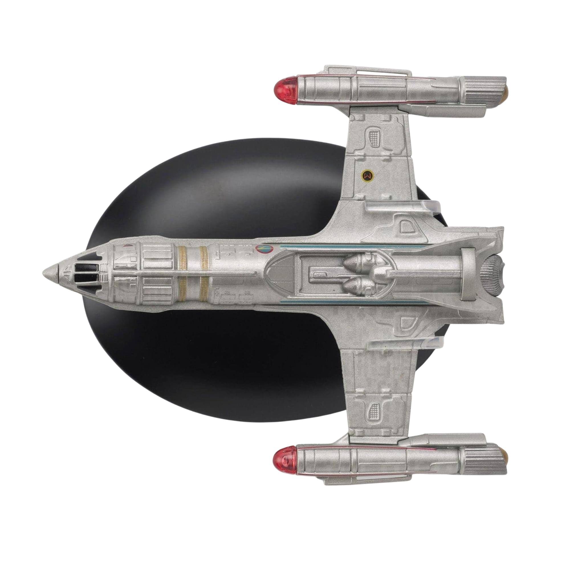Alt View 3. Eaglemoss - Eaglemoss Star Trek Starship Replica | NX Alpha Prototype - Grey.