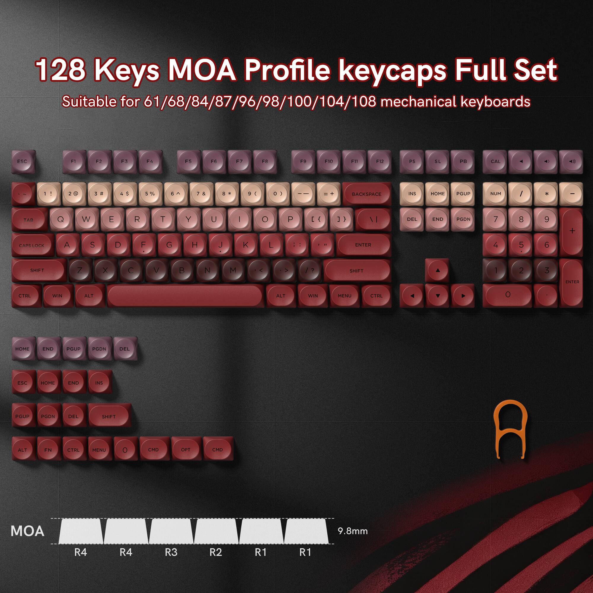 Red-128 Keys