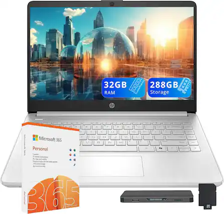 32GB RAM
288GB Storage
Microsoft 365 Personal
12-month subscription
PC, Mac, and mobile
Premium apps with the latest updates
Advanced security
hp