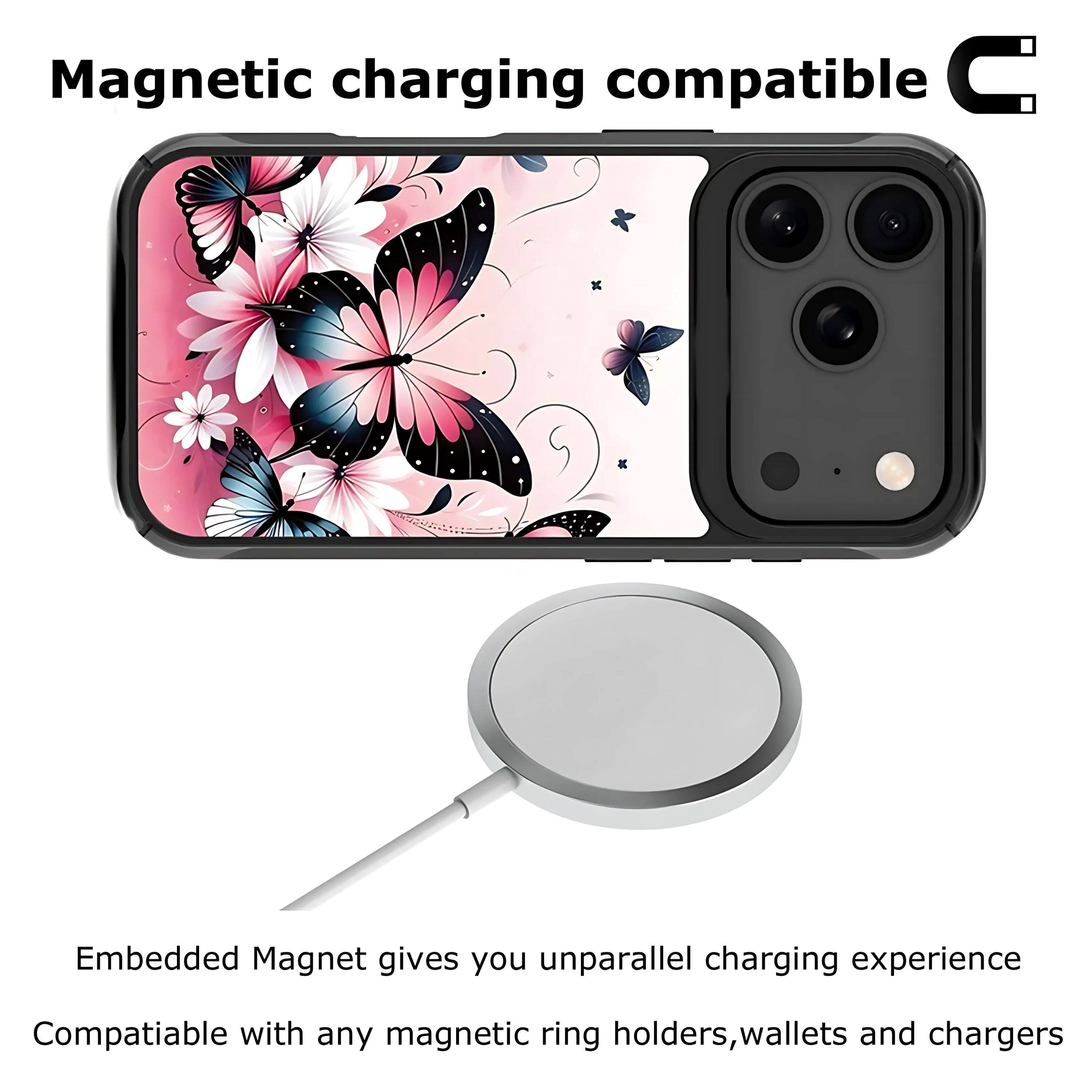 Magnetic charging compatible

Embedded Magnet gives you unparalleled charging experience

Compatible with any magnetic ring holders, wallets, and chargers