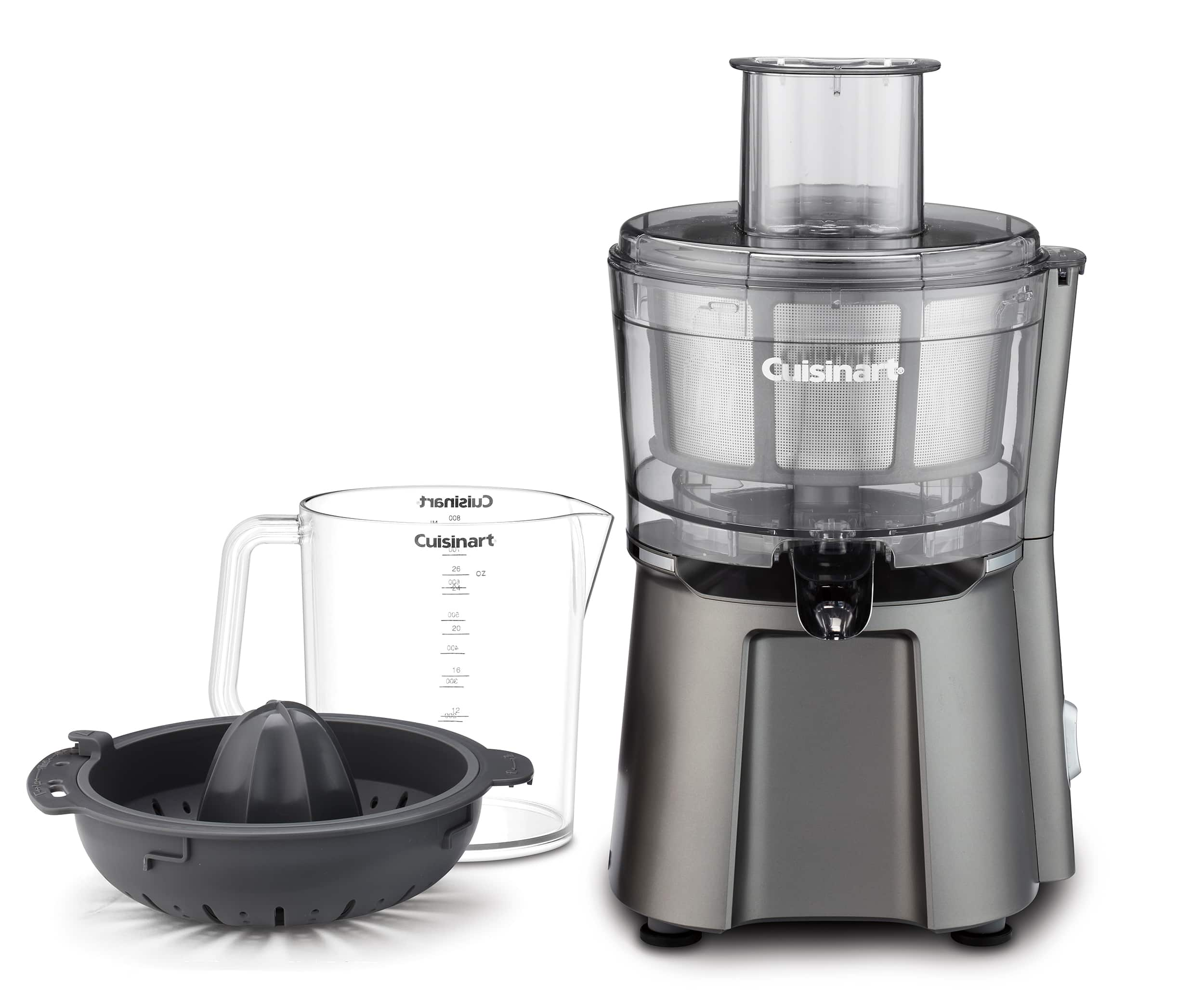 Cuisinart - Combo Juice Extractor/Citrus Juicer - Gray