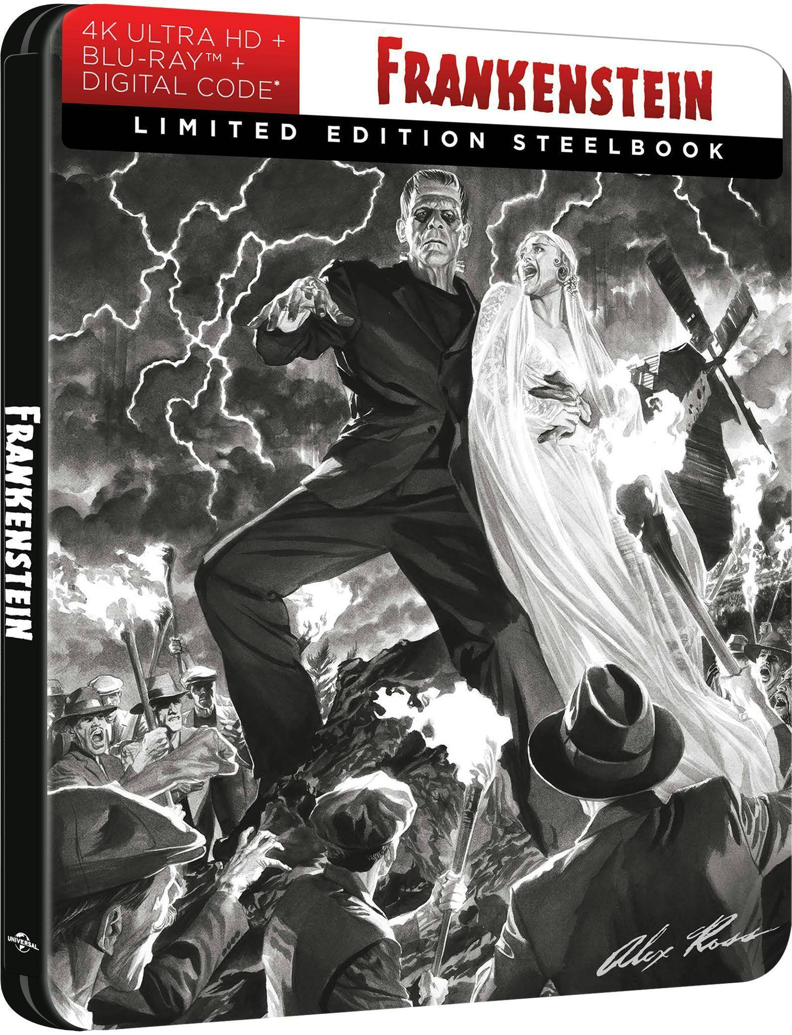 Back. Frankenstein (Limited Edition 4K Ultra HD Steelbook + Blu-ray + Digital) [UHD].
