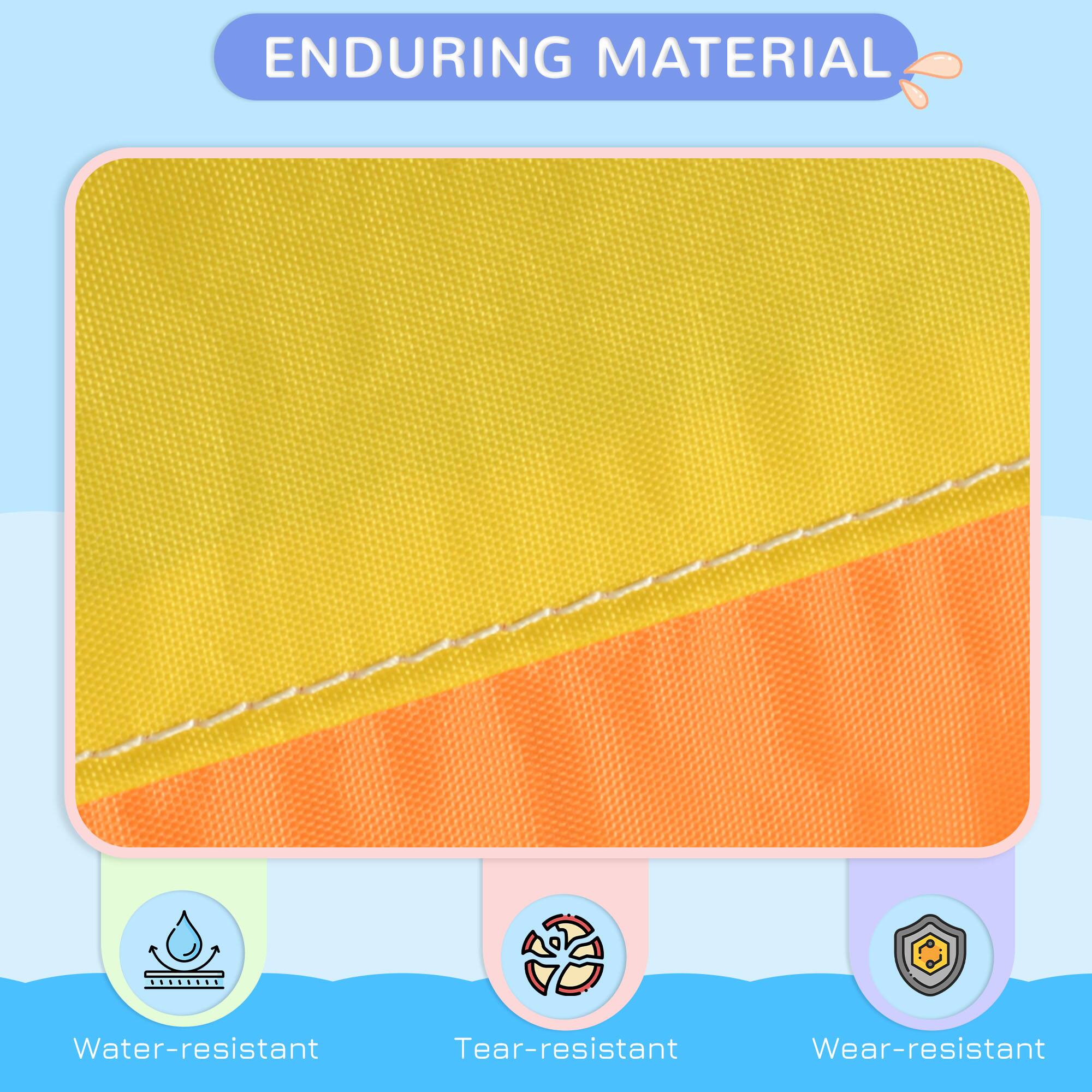 ENDURING MATERIAL

- Water-resistant
- Tear-resistant
- Wear-resistant