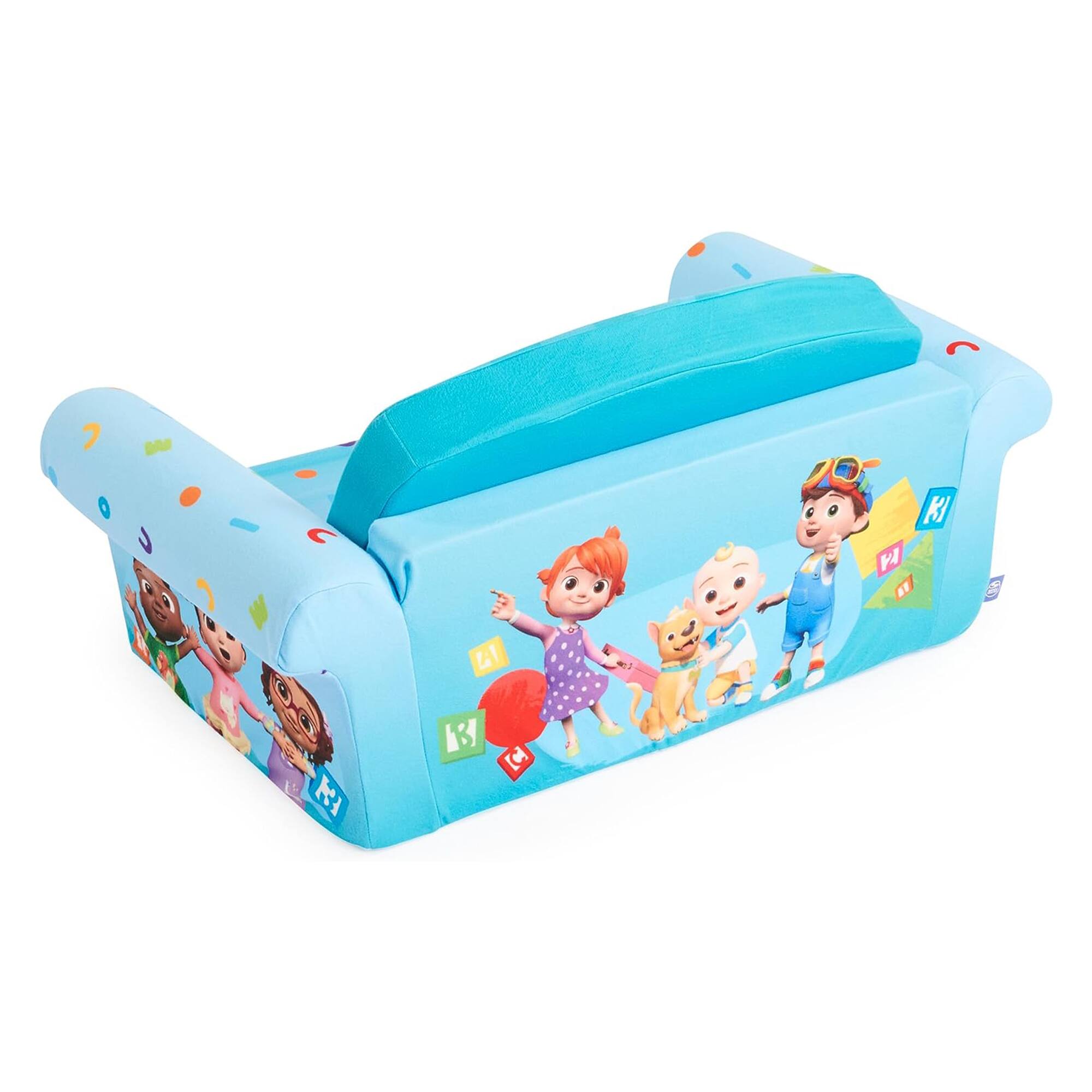 Alt View 5. Marshmallow Furniture - Marshmallow Furniture Kids 2-in-1 Flip Open Foam Compress Sofa Bed, Cocomelon - Cocomelon.