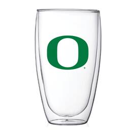 Indigo Falls - Oregon Ducks 15oz. Double Wall Thermo Glass - Multicolor