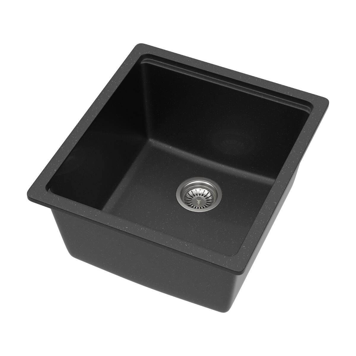 Alt View 8. Ropilly - Ropilly Black Granite Composite Bar Sink Undermount Workstation 17 x 19 Kitchen Sink - Black.