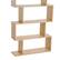 Alt View 8. Homcom - 75.5"H Bookcase 6 Shelf S-Shaped Bookshelf Wooden Storage Display Stand Shelf Organizer Free Standing - Natural Wood.
