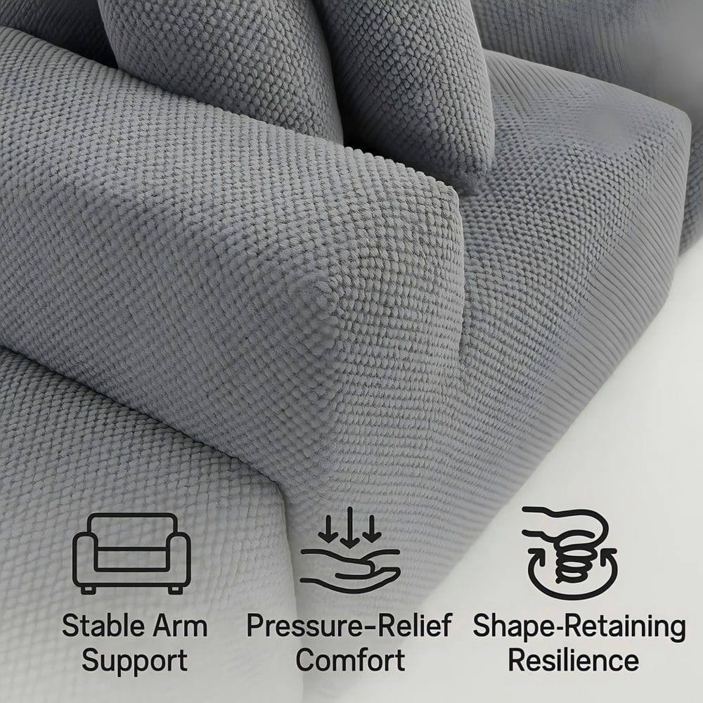 Stable Arm Support  
Pressure-Relief Comfort  
Shape-Retaining Resilience