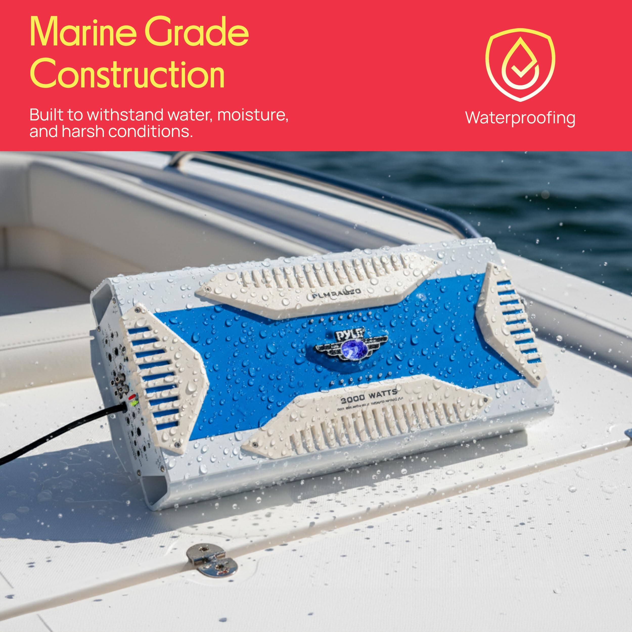 Marine Grade Construction  
Built to withstand water, moisture, and harsh conditions.  

Waterproofing  

CLMBAGO PYUE 000 WATTS  

A - - - RP -