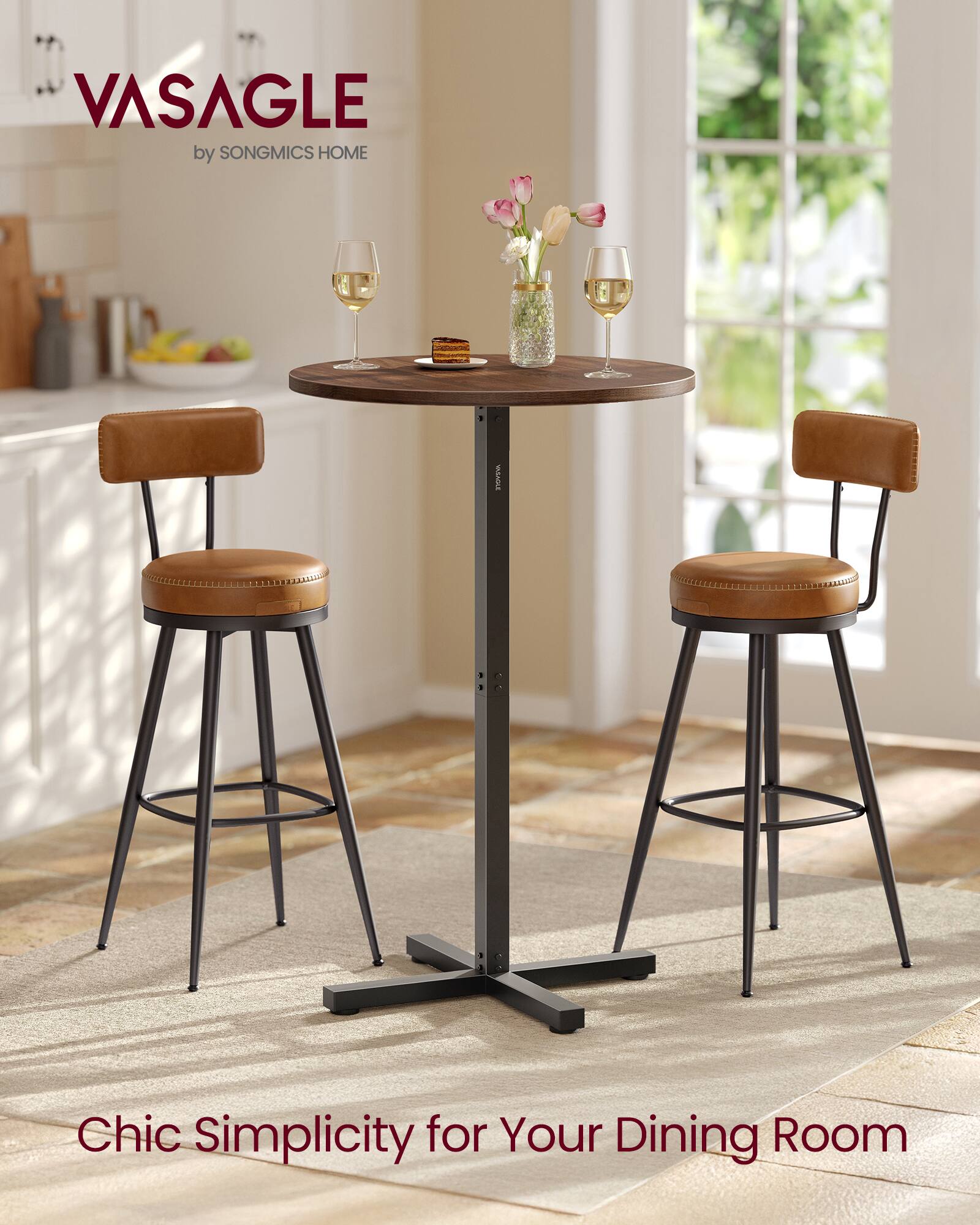 VASAGLE by SONGMICS HOME - Chic Simplicity for Your Dining Room