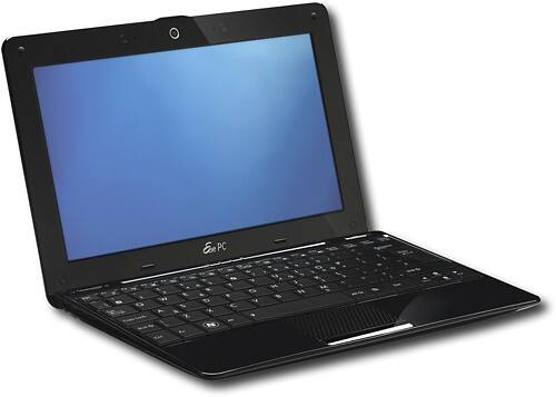 Angle Standard. Asus - Eee PC Netbook with Intel® Atom™ Processor - Black.