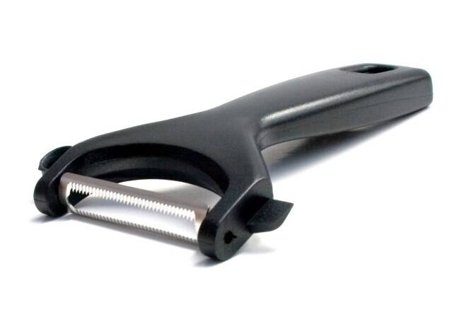 Back. Kitchen + Home - 5 Piece Stainless Steel Starter Kitchen Knife Set - black.