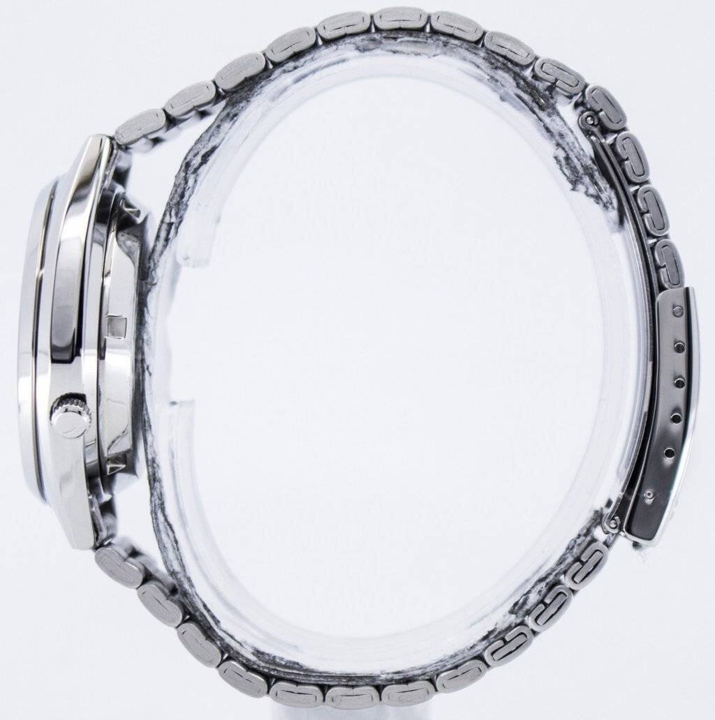 Left. Seiko - 5 Automatic SNXS75K1 Men's Watch Stainless Steel Grey Dial 30M - Silver, Grey.