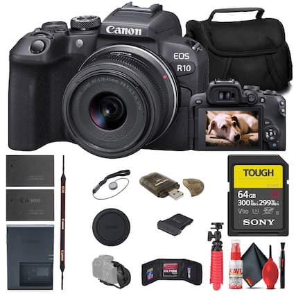 Canon RF-518-45mm Lens F4.5-6.3 IS STM EOS R10 - M do au EAT"ER d e SPOS - R Canon CATIE m 100N ... ANERA Canon EOS Canon Canon Canon - S - con ULTIMA TOUGH SF-G64T 64 GB R: 300 MIB/s 299 MB/s V90 3 II SONY 5 AVE tOed a CLEANE 6AVE