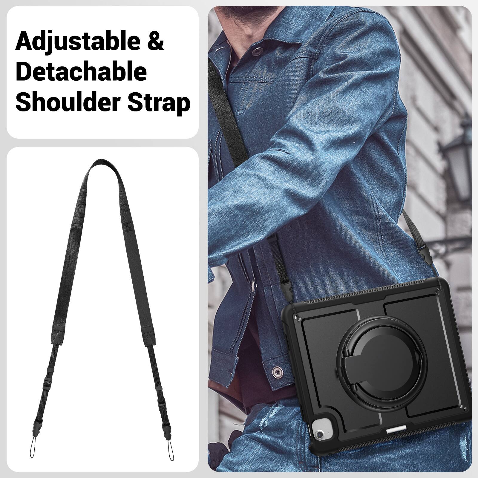 Adjustable & Detachable Shoulder Strap