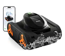 iGARDEN - KN Series Robotic Pool Cleaner, 6H Runtime Cover up to 6200 Sq.ft, Lightweight Pool Vacuum