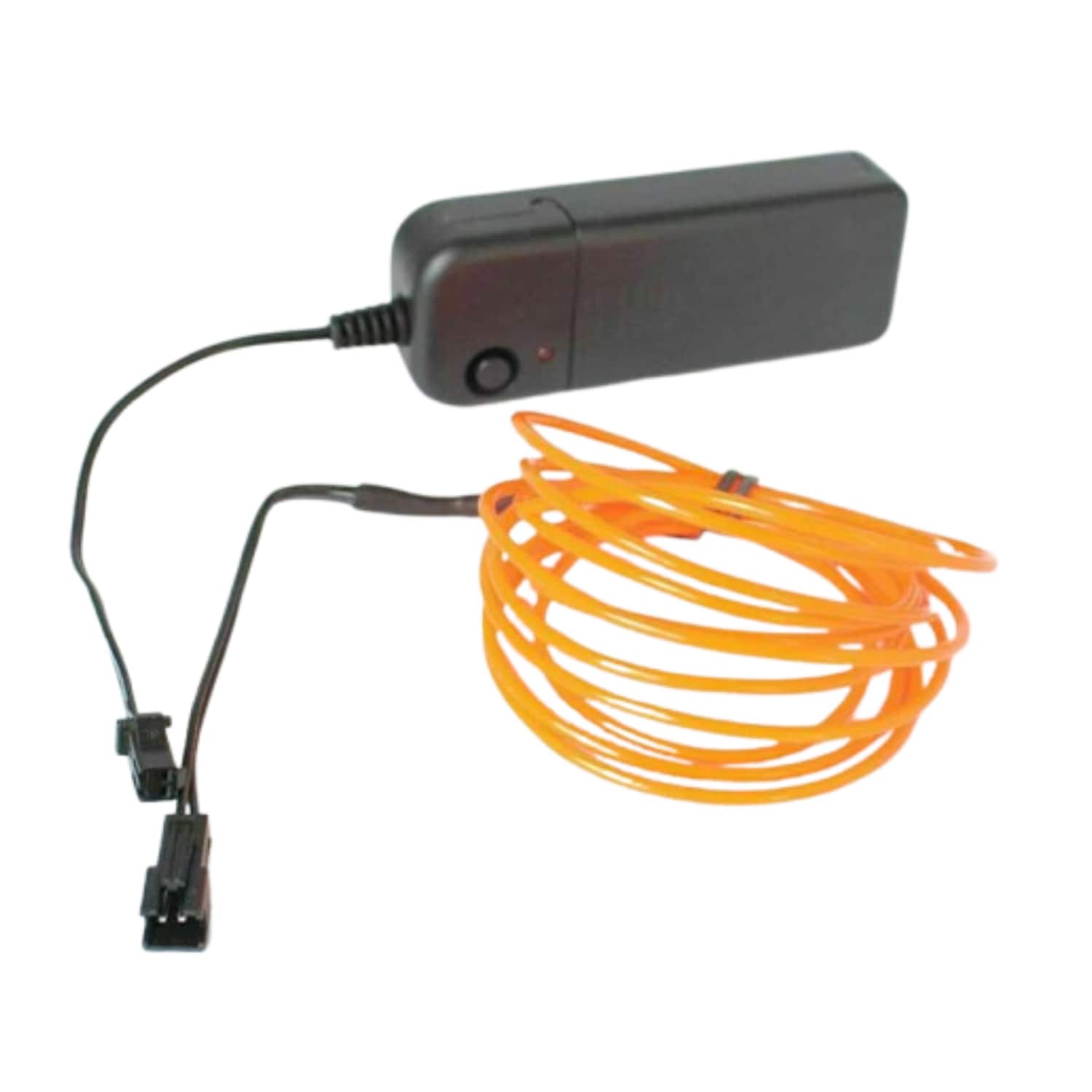 Home Collection - 6.56Ft Battery Powered Neon LED EL Wire String Light - Orange
