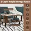 2-Layer Ample Storage Space Tissue Box Spacious Tabletop Cups Snacks RTE LOORIA NIGHT STORIES CHRISTLAN VENURY NEW URBAN HOUSING Books Large Open Shelf Remote Control Laptop