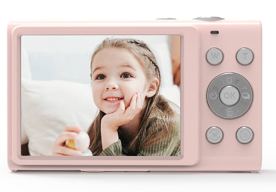Alt View 1. BlurFix - BlurFix Digital Camera 4K ultra-high-definition video recording (Pink) - Pink.