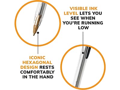 - Visible Ink Level lets you see when you're running low
- Iconic hexagonal design rests comfortably in the hand