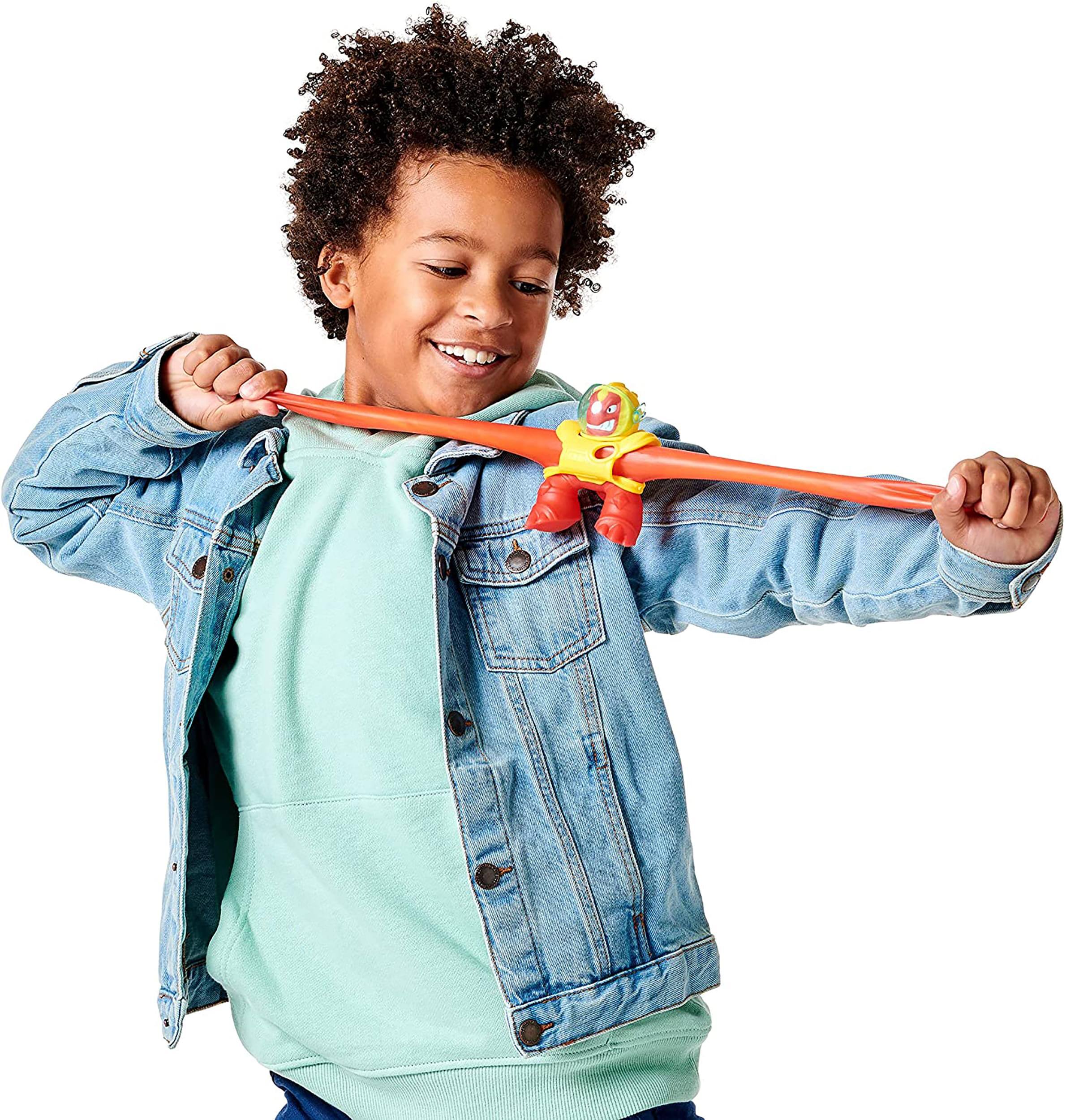 Alt View 2. Moose Toys - Heroes of Goo Jit Zu Galaxy Attack Hero Pack | Solar Blast Blazagon - Red.