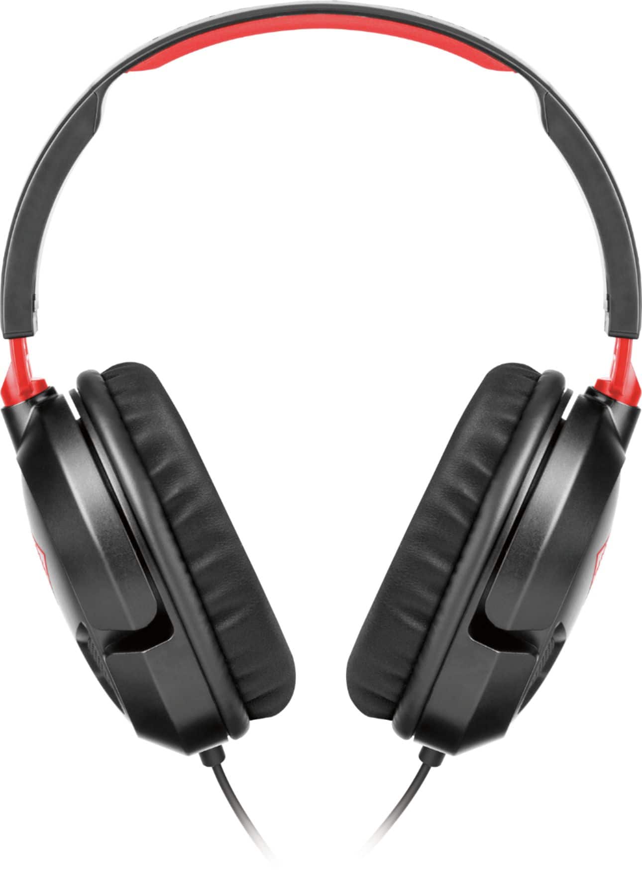 Alt View 11. Turtle Beach - EAR FORCE Recon 50 Over-the-Ear Gaming Headset for PC, PS4, Xbox One, and Mobile - Black/Red.