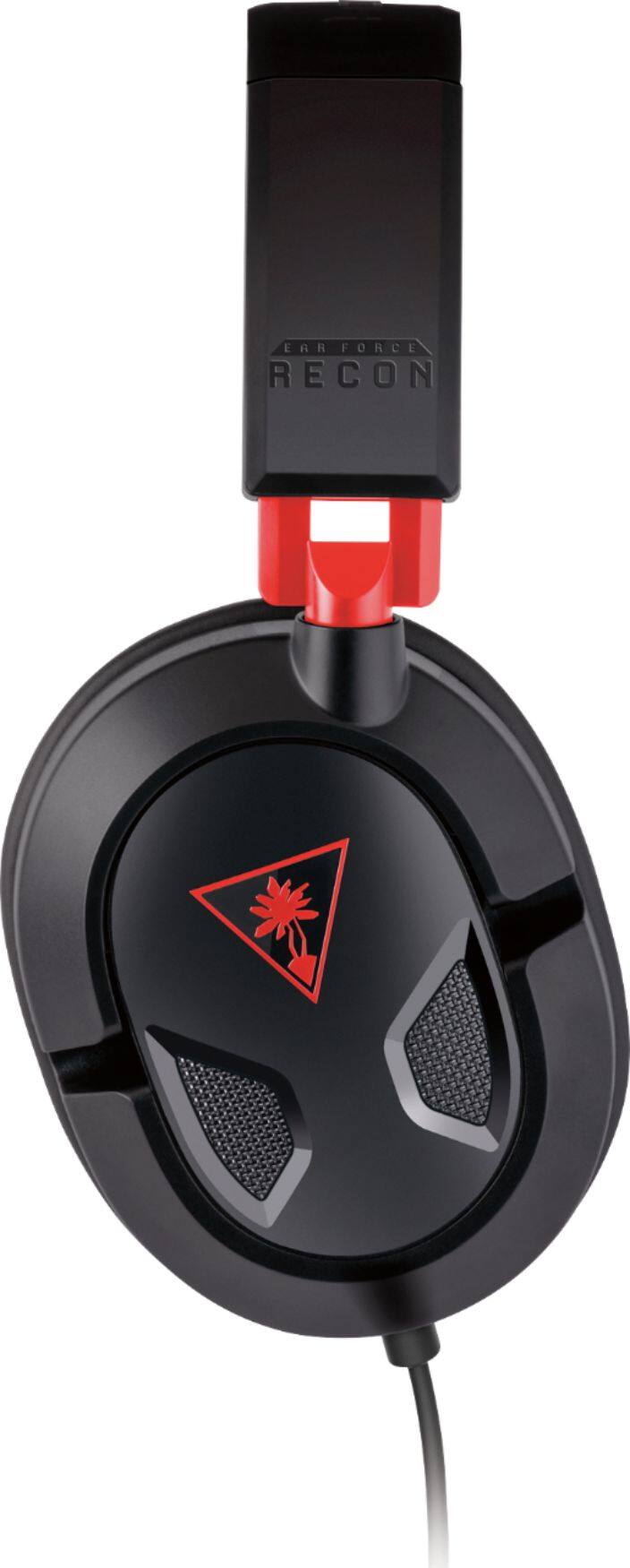 Alt View 12. Turtle Beach - EAR FORCE Recon 50 Over-the-Ear Gaming Headset for PC, PS4, Xbox One, and Mobile - Black/Red.