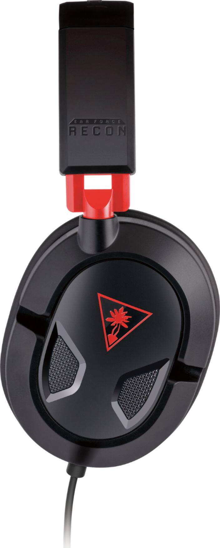 Alt View 13. Turtle Beach - EAR FORCE Recon 50 Over-the-Ear Gaming Headset for PC, PS4, Xbox One, and Mobile - Black/Red.