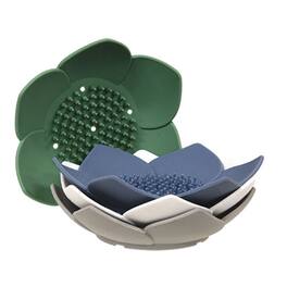 BreeBe - Silicone Lotus Shower Steamer or Soap Tray - 4 Asstd - Multicolor