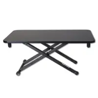 Victor - Height Adjustable Laptop Desk Riser - Black - Front_Zoom