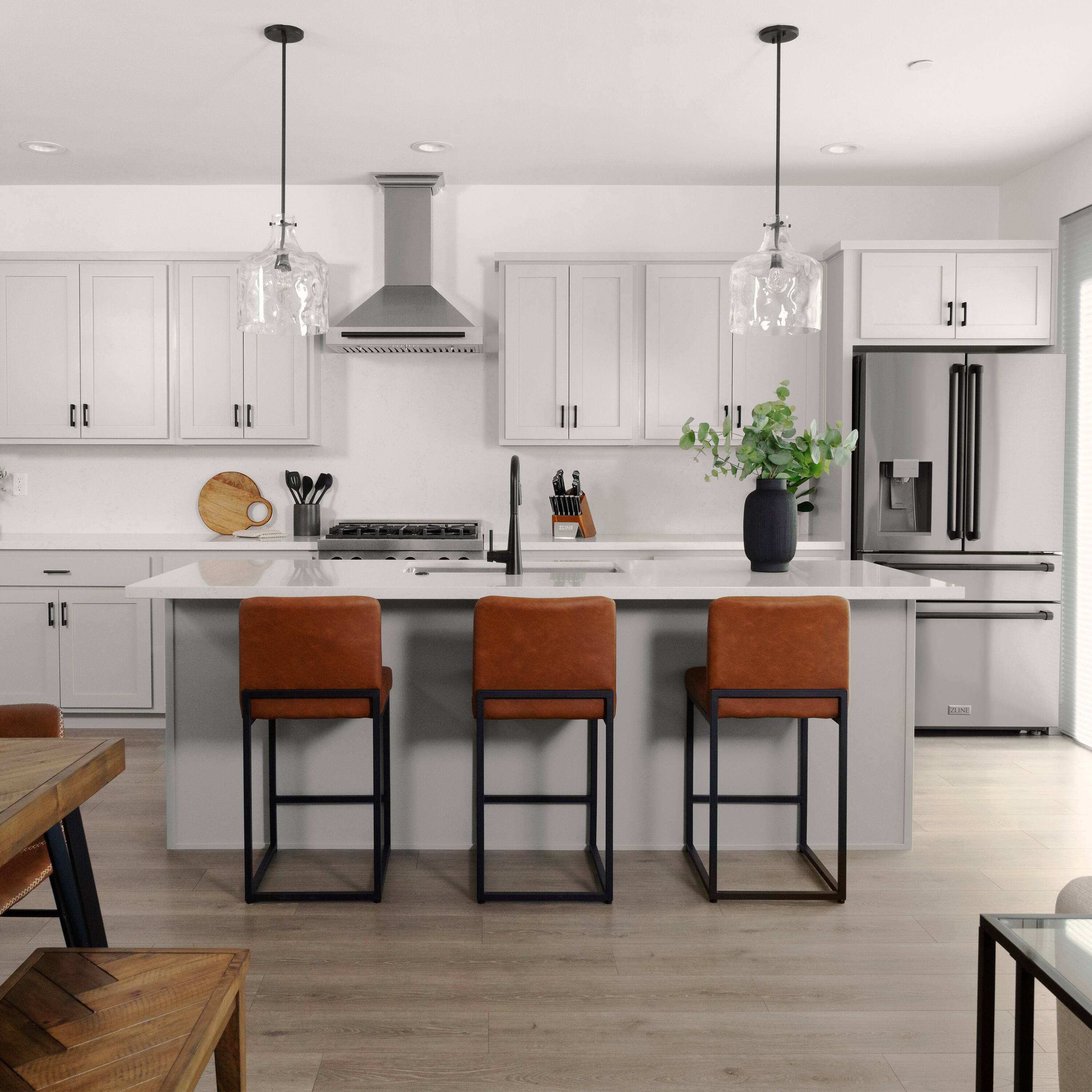 Alt View 2. ZLINE - 30 in. Autograph Edition Convertible Stainless Steel Range Hood with Stainless Steel Shell and Matte Black Accents - Stainless steel.