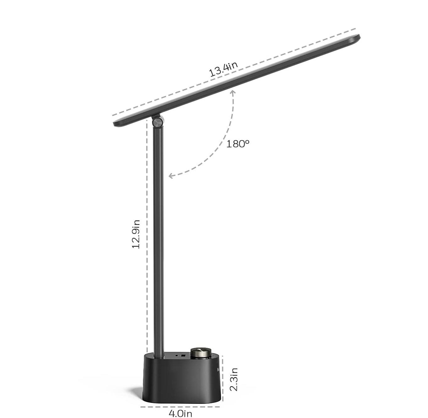13.4in  
180°  
12.9in  
2.3in  
4.0in