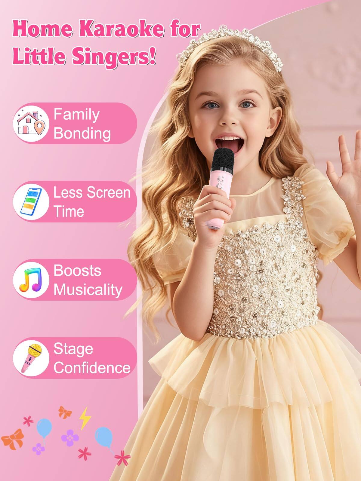 Home Karaoke for Little Singers!

- Family Bonding
- Less Screen Time
- Boosts Musicality
- Stage Confidence