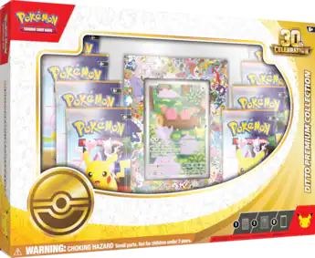 pokemon trading card deals Pokemon Trading Card Game: 30th Celebration Ultra-Premium Collection (Styles May Vary)
