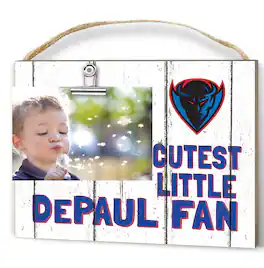 Jardine - DePaul Blue Demons 8'' x 10'' Cutest Little Weathered Logo Clip Photo Frame - White