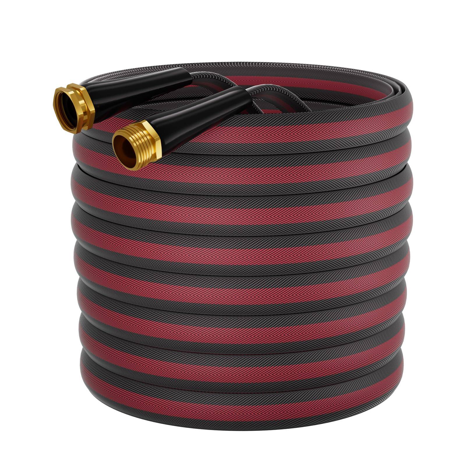 Front. Fabibe - 100ft Non-expanding Garden Hose 8-layer Latex Core Lightweight Kink-free Flexible Heavy Duty Water Lawn Yard Car Wash... - 100 FT Non-Expanding.